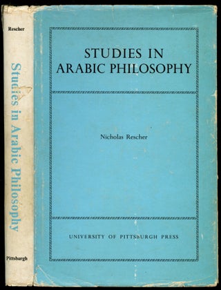 Item #B51330 Studies in Arabic Philosophy. Nicholas Rescher