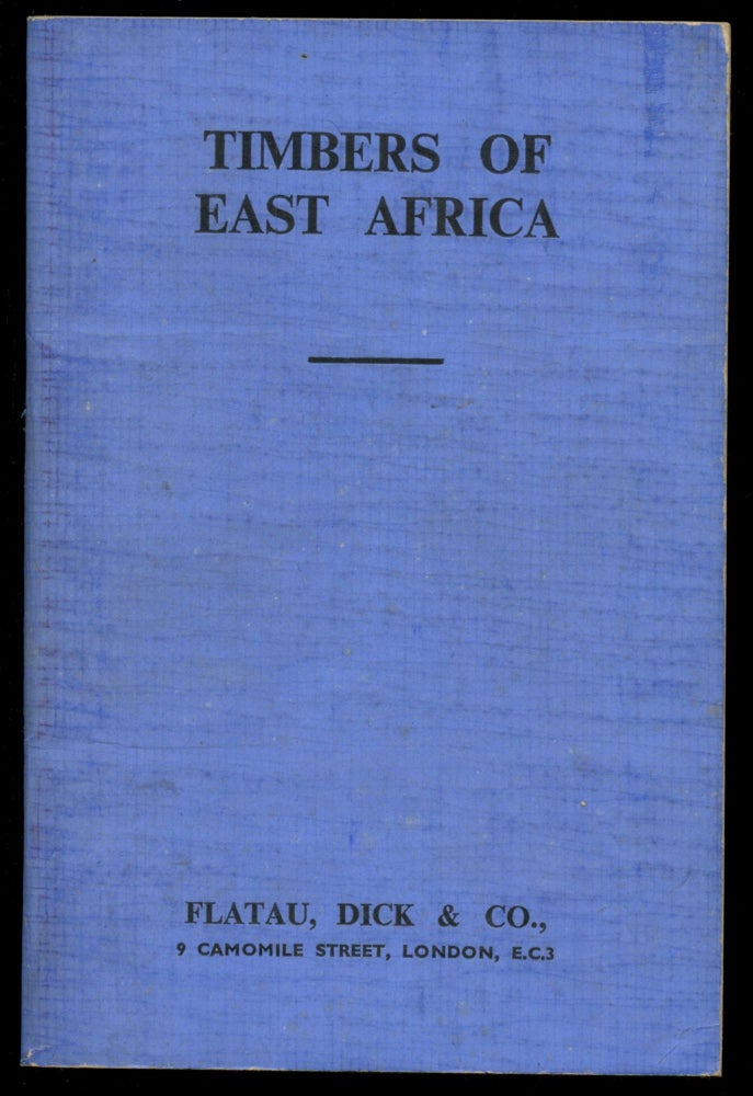 Item #B51488 Timbers of East Africa. n/a.