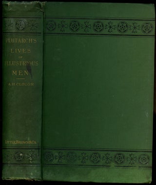 Item #B51823 Plutarch's Lives of Illustrious Men. A. H. Clough, Plutarch