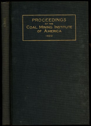 Item #B52203 Proceedings of the Coal Mining Institute of America: Thirty-Fourth Annual Meeting...