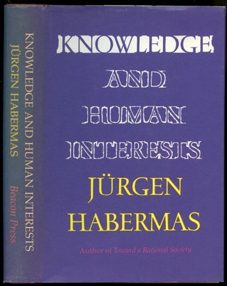 Item #B52315 Knowledge and Human Interests. Jurgen Habermas, Jeremy J. Shapiro