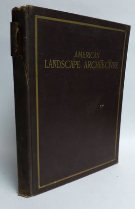 Item #B52793 American Landscape Architecture. P. H. Elwood