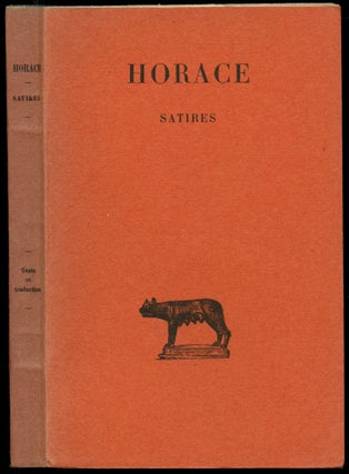 Item #B52893 Horace: Satires. Horace, Francois Villeneuve