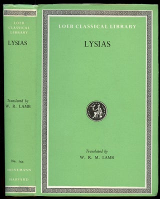 Item #B52905 Lysias [Loeb Classical Library No. 244]. W. R. M. Lamb