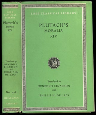 Item #B52909 Plutarch's Moralia: XIV [Loeb Classical Library No. 428]. Plutarch, Benedict...