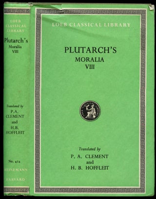 Item #B52911 Plutarch's Moralia: VIII [Loeb Classical Library No. 424]. Plutarch, Paul A....