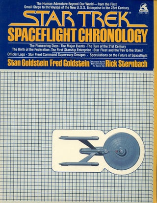Item #B52971 Star Trek Spaceflight Chronology. Stan Goldstein, Fred, Rick Sternbach