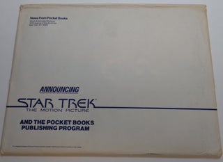 Item #B52982 Star Trek and the Pocket Books Publishing Program [printed folder in original mailer...