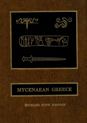 Item #B53432 Mycenaean Greece. Richard Hope Simpson