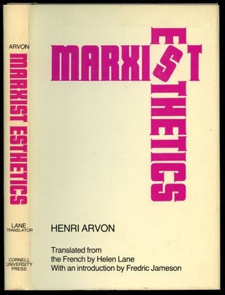 Item #B54910 Marxist Esthetics. Henri Arvon, Helen R. Lane, Fredric Jameson