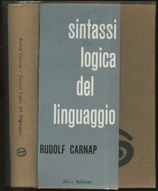 Item #B55045 Sintassi Logica del Linguaggio. Rudolf Carnap