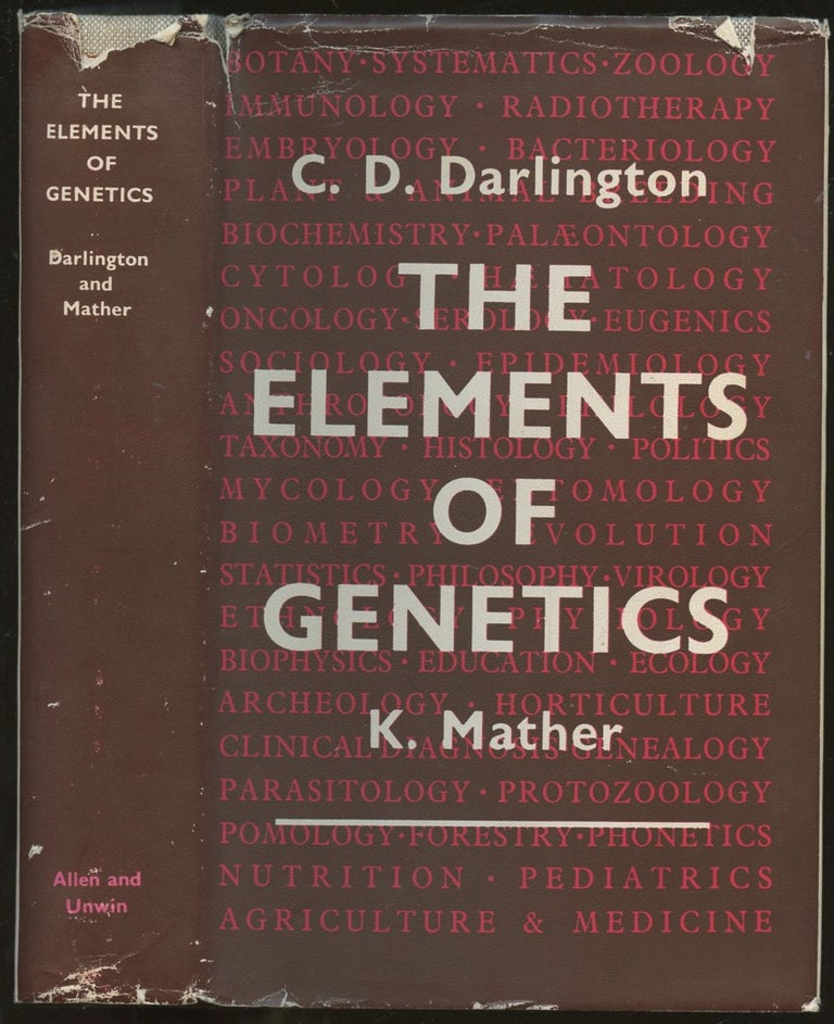 Item #B55233 The Elements of Genetics. C. D. Darlington, K. Mather.