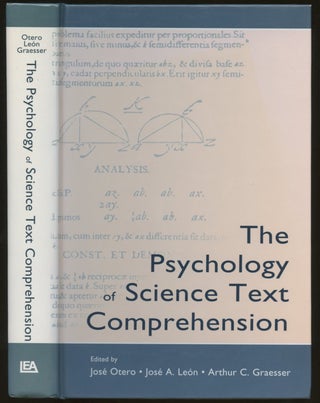 Item #B55309 The Psychology of Science Text Comprehension. Jose Otero, Jose A. Leon, Arthur C....