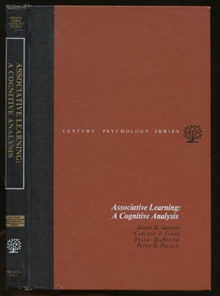 Item #B56064 Associative Learning: A Cognitive Analysis. James G. Greeno