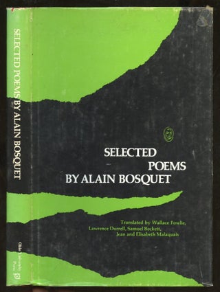 Item #B56850 Selected Poems of Alain Bosquet. Alain Bosquet, Lawrence Durrell Samuel Beckett,...