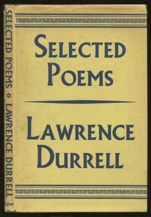 Item #B57120 Selected Poems. Lawrence Durrell