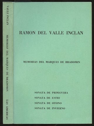 Item #B57203 Memorias del Marques de Bradomin: Sonata de Primavera, Sonata de Estio, Sonata de...