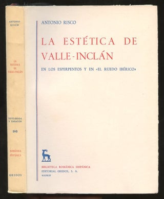 Item #B57211 La Estetica de Valle-Inclan en los Esperpentos y en "El Ruedo Iberico" Antonio Risco