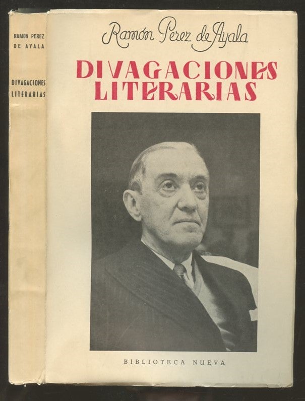 Item #B57270 Divagaciones Literarias. R. Perez de Ayala.