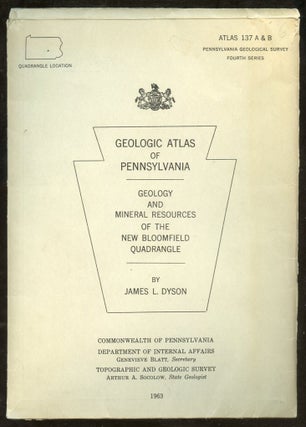 Item #B57617 Geologic Atlas of Pennsylvania: Geology and Mineral Resources of the Northern Half...