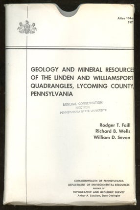 Item #B57618 Bedrock Geology and Mineral Resources of the Linden and Williamsport Quadrangles,...