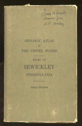 Item #B57667 Geologic Atlas of the United States: Sewickley Folio [Folio 176--Field Edition]. M....