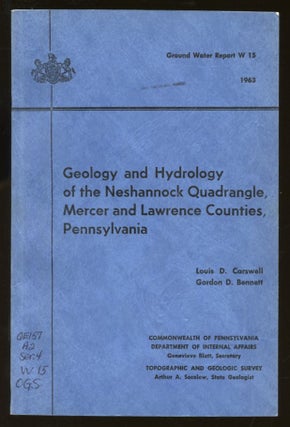 Item #B57671 Geology and Hydrology of the Neshannock Quadrangle, Mercer and Lawrence Counties,...