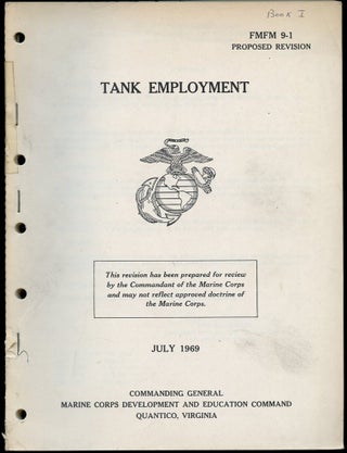Item #B57876 Tank Employment [FMFM 9-1]. n/a