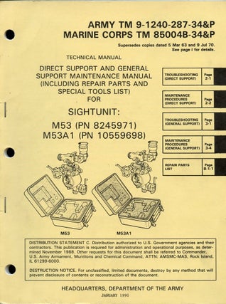 Item #B57880 Direct Support and General Support Maintenance Manual (Including Repair Parts and...