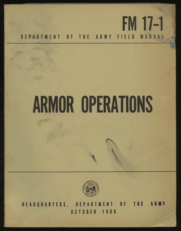 Item #B57886 Armor Operations [FM 17-1]. n/a.