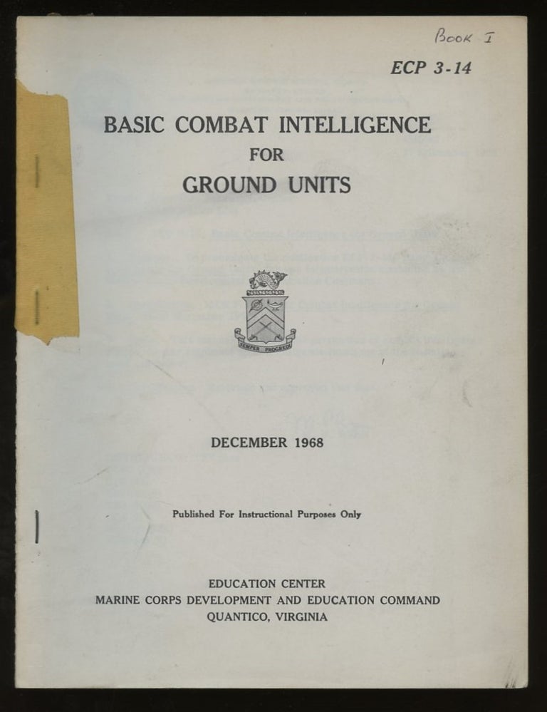 Item #B57888 Basic Combat Intelligence for Ground Units [ECP 3-14]. n/a.
