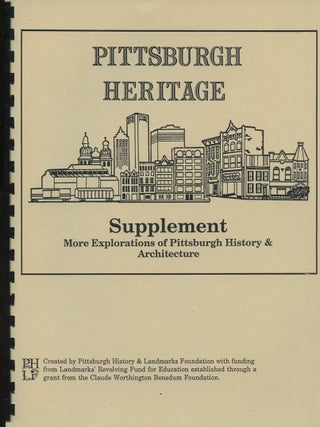 Item #B57918 Pittsburgh Heritage Supplement. Susan K. Donley