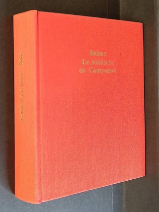 Item #B58191 Le Medecin de Campagne. Honore de Balzac, Jean A. Ducourneau