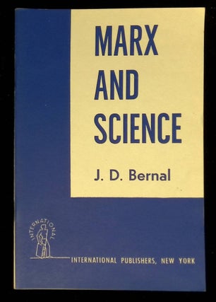 Item #B58489 Marx and Science. J. D. Bernal