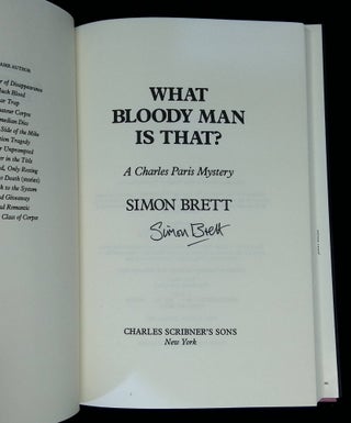 What Bloody Man is That? A Charles Paris Mystery [Signed by Brett!]