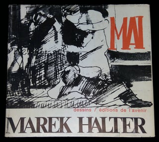 Item #B58655 Marek Halter: Mai--Dessins [Inscribed by Halter to George Wald + handwritten letter...