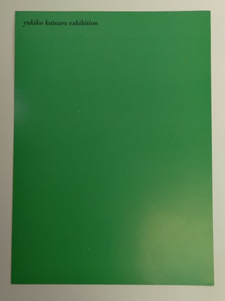Yukiko Katusura Exhibition: June 26th-July 8th 1961, Tokyo Gallery