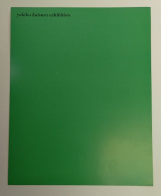 Yukiko Katusura Exhibition: June 26th-July 8th 1961, Tokyo Gallery