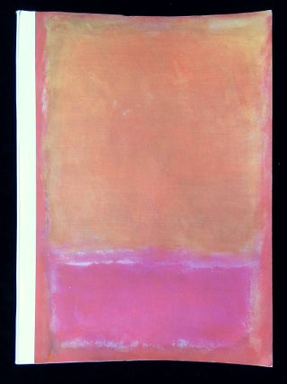 Item #B58999 Mark Rothko: March 21 to May 9 1971. Mark Rothko, Felix Andreas Baumann