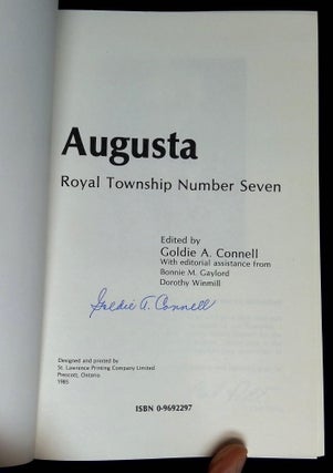 Augusta: Royal Township Number Seven [Signed by Connell!]