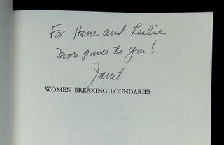 Women Breaking Boundaries: A Grail Journey, 1940-1995 [Inscribed by Kalven!]