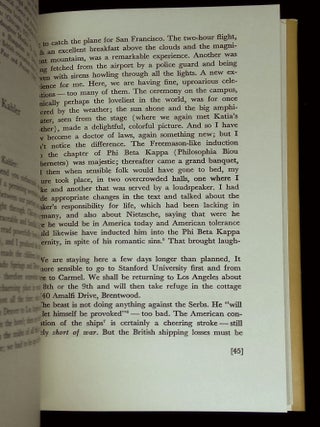 An Exceptional Friendship: The Correspondence of Thomas Mann and Erich Kahler