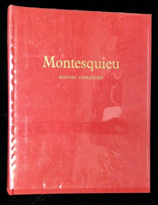 Item #B60519 Oeuvres Completes. Montesquieu, Georges Vedel, Daniel Oster