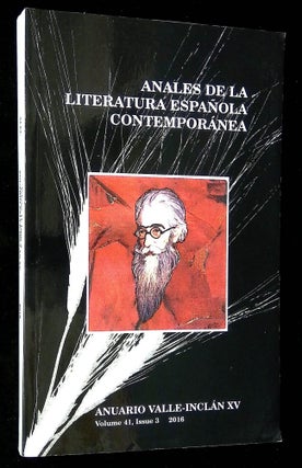 Item #B60636 Anales de la Literatura Espanola Contemporanea/Annals of Contemporary Spanish...