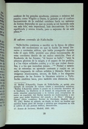 De Valle-Inclan a Leon Felipe: Coleccion Perspectivas Espanolas, 10 [Inscribed by Duran to Robert Lima!]