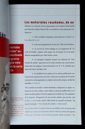 Ramon del Valle-Inclan: Notas y Correcciones para Una Tertulia de Antano