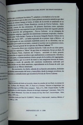Leer a Valle-Inclan en 1986 [Hispanica XX]