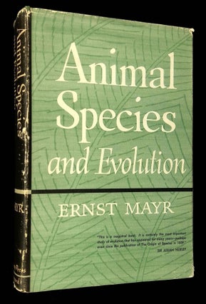 Item #B61263 Animal Species and Evolution. Ernst Mayr