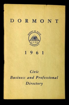 Item #B61333 Dormont 1961: Civic Business and Professional Directory. n/a