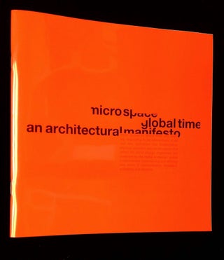 Item #B61384 Microspace, Global Time: An Architectural Manifesto. Peter Noever
